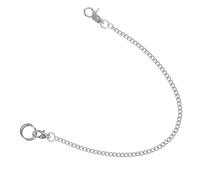 BESTOMZ Solid Stainless Steel Pocket Watch Chain for Purse and Jeans, Sturdy and Sturdy with Silver Finish, for DIY Clothing Accessories and Stylish Outfit Enhancement