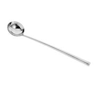 BESTOMZ Stainless Steel Cooking Spoon Thickened Stir Fry Ladle for Home Restaurant Use Silver