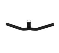 BESTOMZ Steel Pull down Bar Gym Attachment, 49cm Handle for Home Use | Thicker Grip Engagement, Universal Cable Accessory, Black Finish, Lat Pulldown Machines and Pulley Ropes