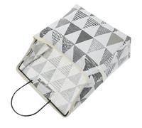 BESTOMZ Storage Bag Basket Cotton Lightweight Hanging and Made Linen of Environmental-friendly Organizing Stylish and Practical Storage Solution for Bathroom and Front Door Railing