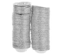 BESTOMZ Tart Baking Molds Convenient and Practical 200pcs Tinfoil with Double Rolled Edges Silver Reusable Tart Trays for and Cakes for Home Kitchen and Shopping Mall Use