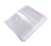 BESTOMZ Transparent Bags Transparent Plastic Bags Self-adhesive Cellophane 30x40cm 100 Pieces