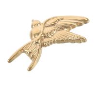 BESTOMZ Vintage Swallow Lapel Pin for Women, Lightweight Hand Polished Stainless Steel Brooch with Elegant Design, for Formal Events and Weddings, Classic Bird Jewelry Accessory