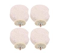BESTOMZ Volcanic Rock Bird Perch Stand Supporting Balance and Natural Chewing 4pcs Beak Grinding and Trimming Platform for Parakeets and Birds