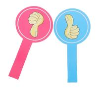 BESTOMZ Voting Paddles for Classroom Voting with Convenient Handle 2pcs Thumbs up Thumbs down Foam Boards Visible and Easy to Carry and Interactive Learning Activities