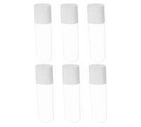 BESTOMZ Water Flosser Nozzle Case 6pcs Lightweight Minimalist Plastic Organizer for Oral Irrigator Nozzles in Daily Storage and Travel