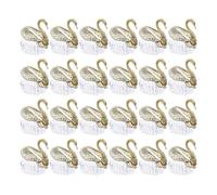 BESTOMZ Wedding Candy Boxes Romantic Candy Cases 24Pcs Little Swan Design European Style Favour Boxes for Wedding Anniversary Party