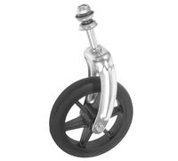 BESTOMZ Wheelchair Front Wheels Bearings Black Soft Skateboard Wheels for Walker Replacement Drive Front