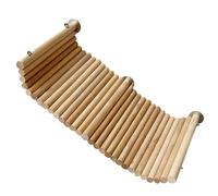 BESTOMZ Wooden Hamster Platform Board for Guinea Pigs and Small Pets, Long Chewable Pet Cage, Natural Wood Hamster Supply for Boredom Relief and Habitat Enrichment