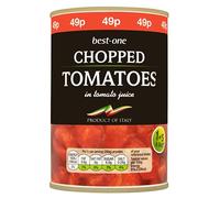 BestOne Chopped Tomatoes in Tomato Juice, 12 x 400 g