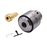 BESTonZON 0.3-4mm Micro Drill Chuck Chuck Key for Lathe Electric Drill Stainless Steel Mini Mounted