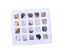 BESTonZON 1 Box Rough Stone Specimens Geology Kit for Educational Stem with Natural Crystal Mineral Samples Box for Cognitive Development and Science Learning