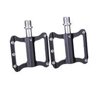 BESTonZON 1 Pair Aluminium Alloy Bike Pedals Durable Treadles with Non Skid Surface Fit for Mountain Road Folding Practical Accessory for Safe Cycling