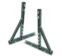 BESTonZON 1 Set Air Conditioner Bracket Air Conditioner Stand Rack Support Bracket Condenser Support Rack External Machine Wall Mount Steel