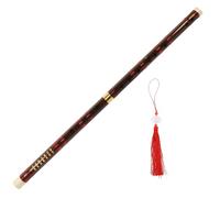 BESTonZON 1 Set Bitter Bamboo Flute Musical Toy Instruments Portable Flute Beginners Flute Dizi Flute Dizi China Chinese Flute Instrument Vertical Flute Flute Baroque Flute Brown Copper