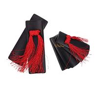 BESTonZON 1 Set Chinese Instruments Hand Clappers Bamboo Black Percussion Instruments Chinese Musical Instruments