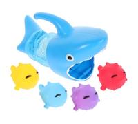 BESTonZON 1 Set Fishing Playset for Shark Catching Bath Educational Water Engaging Design for Bathtime Fun for Preschoolers