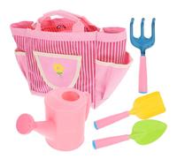 BESTonZON 1 Set Gardening Tool Set Childrens Rake Watering Can with Bag Lightweight Outdoor Gardening for Boys for Planting and Exploring Nature