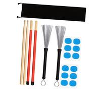 BESTonZON 1 Set Set Drum Stick Set Rock Band Drum Stick Drumming Sticks Drumming Equipment Drum Mallet Folk Drum Stick Drum Practice Sticks Drum Sticks Musical Drumsticks Drum Metal