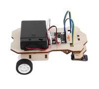 BESTonZON 1 Set Stem Rc Car Building Kit for for Physics Experiments Smart Tracking Function Materials for Fun Educational Science Learning Tool