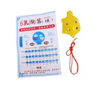 BESTonZON 1 Set Turtle Shape Ocarina Flute for Beginners Premium Porcelain Musical Instrument with Smooth Texture for All Ages Easy to Play and Learn Melodious Sounds