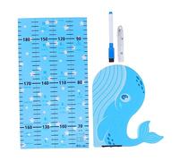 BESTonZON 1 Set Whale Height Animal Height Height Measurement Decal Room Décor Decor Children Height Measuring Decal Three-Dimensional Measuring Ruler 3D