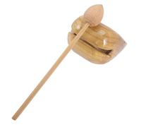 BESTonZON 1 Set Wooden Fish Buddhist Temple Block Religion Instrument Buddhist Percussion Musical Instruments Percussion Accessory Wood Fish Plaything Musical Instrument for Wood Toy