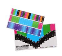 BESTonZON 1 Sheet Thumb Piano Stickers Kalimba Note Sticker Kalimba Introductory Sticker Finger Piano Music Sticker Kalimba Keyboard Decals Kalimba Learning Sticker Thumb Piano Decal Plastic