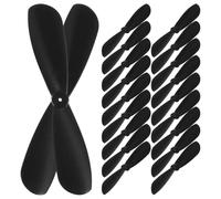 BESTonZON 10 Pairs Remote Control Propeller Mini Propeller Drill Propeller Toy Airplane Propeller Airplane Propellers Propeller Ceiling Fan Propellers Spare Part Propeller Black Abs