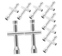 BESTonZON 10-pcs Cross Wrenches Socket Set M2-m4 Hand Repair Tools Hexagon Spanners for Maintenance and Assembly