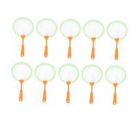 BESTonZON 10 Pcs Fishing Nets Outdoor Catchers for Small Fish and Insects Safe Material Childrens Butterfly Catching Nets for Parent Play and Eye Hand Coordination Random Color