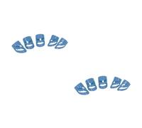 BESTonZON 10 Pcs Guitar Index Finger Pick Guitar Accessories Thumb Finger Picks Plectrum Guitar Thumbpicks Guitar Thumb Pick Guitar Picks Acoustic Picks for Guitar Medium Guitar Picks Blue