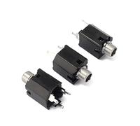 BESTonZON 10 Pcs Guitar Mono Jack 1/4 Inch 6.35Mm Cylinder Output Jacks Replacement for Bass and Guitar with Metal and Plastic Construction Easy to Install