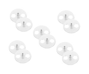 BESTonZON 10 Pcs Music Box Chassis Winding Keys Replacement Clarinet Cases Floor Jack Handle Silver Metal