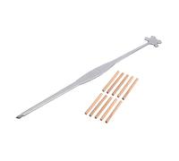 BESTonZON 10 Pcs Violin Sound Post Tools Stainless Steel Violin Repair Tool Set with Sharpened End and Frets Hook Silver and Repair