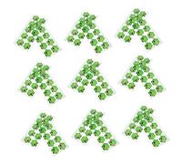 BESTonZON 10 Sheets PVC Seed Pot Label Stickers for Hydroponic Garden Durable Flower Shaped Plant Mark Tags Adhesive Labels for Indoor and Outdoor Potted Plants Total