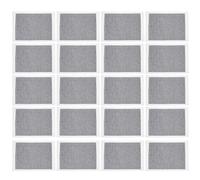 BESTonZON 100pcs Bunny Training Urine Pads Leakproof Black Carbon Odor Control Water Absorption Pee Pads 33x45cm Rabbit Cage Liner Pet Bedding for Small Animals