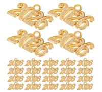 BESTonZON 100pcs Charms Alloy Pendant Charms Mini Metal Pendant Craft Ornament Jewelry Making Finding Accessories