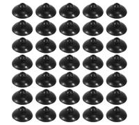 BESTonZON 100pcs Fish Tank Pump Suction Cups Black Plastic Aquarium Air Pump Holder Clips for Submersible Aeration and Water Tube Fixing in Aquariums