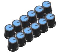 BESTonZON 100pcs Guitar Potentiometer Caps Volume Tone Control Caps Diameter Easy Install Guitar Knobs