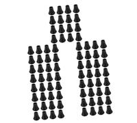 BESTonZON 100pcs Non-slip Drum Feet Protectors Rubber Floor Drum Leg Stands for Kit Protection Use Hardwood Floors