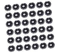 BESTonZON 100pcs Non-woven Mic Covers for KTV Thin Microphone Windscreens U-Shaped O-Shaped Pop Filters Suitable for Handheld Microphones