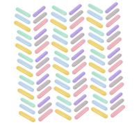 BESTonZON 100pcs Soft Plastic Strip Shaped Ball Pit Balls for Indoor Outdoor Play Enhance Motor Skills and Coordination for Birthday Party Pool Playground