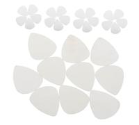 BESTonZON 100pcs Stainless Steel Bass Guitar Finger Picks Smooth Edge Plectrums for Rock Jazz Acoustic Electric Guitar Accessories for Beginners
