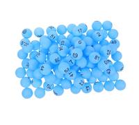 BESTonZON 100Pcs Tennis Balls Printed Pong Balls for Party Games Bingo Decorations and Entertainment Activities Numbers