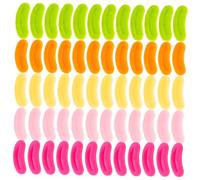 BESTonZON 100Pcs Thick Plush Doll Lip Mouth Replacement DIY Craft Parts for Stuffed Repair with Soft Comfortable Texture and Sausage Mouth Design for Handmade Plushies