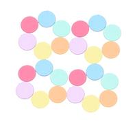 BESTonZON 100pcs Transparent Colored Bingo Chips Abs Plastic Counting Tokens for Bingo Games Math Learning Party Rewards Classroom and Group Activities