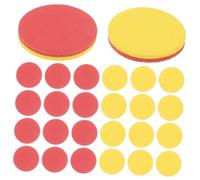 BESTonZON 100pcs Two Color Eva Math Counters for Educational Learning for Counting and Sorting Games Classroom Home Props for Cognitive Development