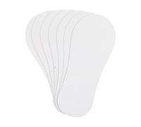 BESTonZON 100pcs White Paper Sock Organizers Invisible Socks Lining Plates for Women Low Cut Holders Organizing Tool for Closet Storage