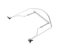 BESTonZON 10holes Harmonica Neck Holder Metal Frame Harp Rack Harmonica Model Mouth Organ Accessory for Playing Holder Neck